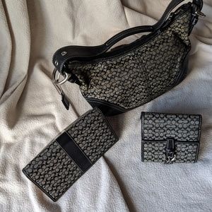 Coach Satchel/Wallet/Checkbook Holder